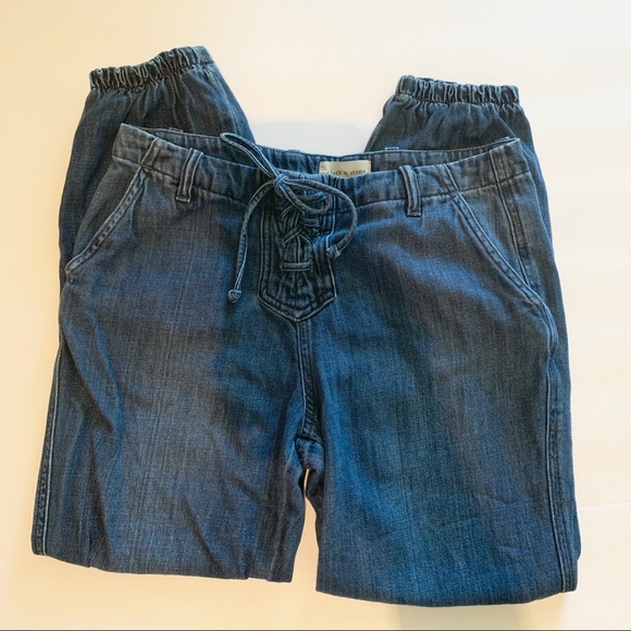 Anthropologie Cloth and stone denim joggers - Picture 1 of 6